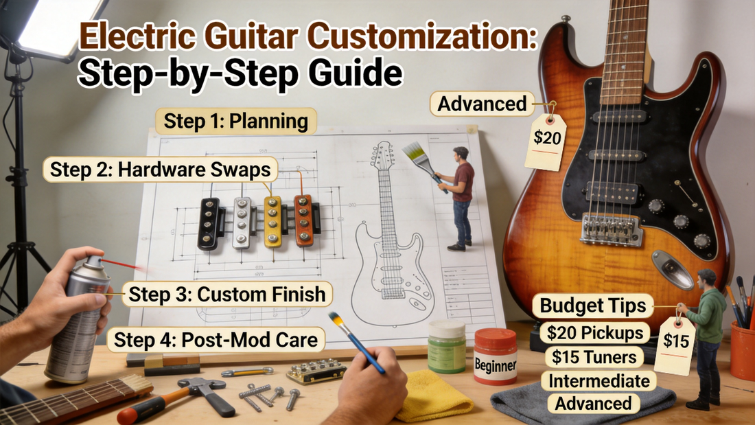 How to Customize the Appearance of Your Electric Guitar: A Complete Step-by-Step Guide
