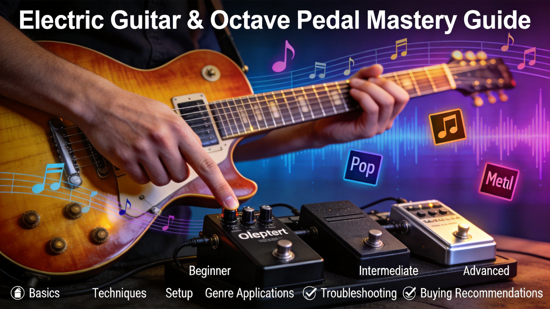 How to Use an Octave Pedal for Unique Electric Guitar Textures: A Complete Guide
