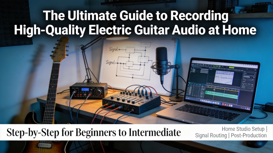 The Ultimate Guide to Recording High-Quality Electric Guitar Audio at Home