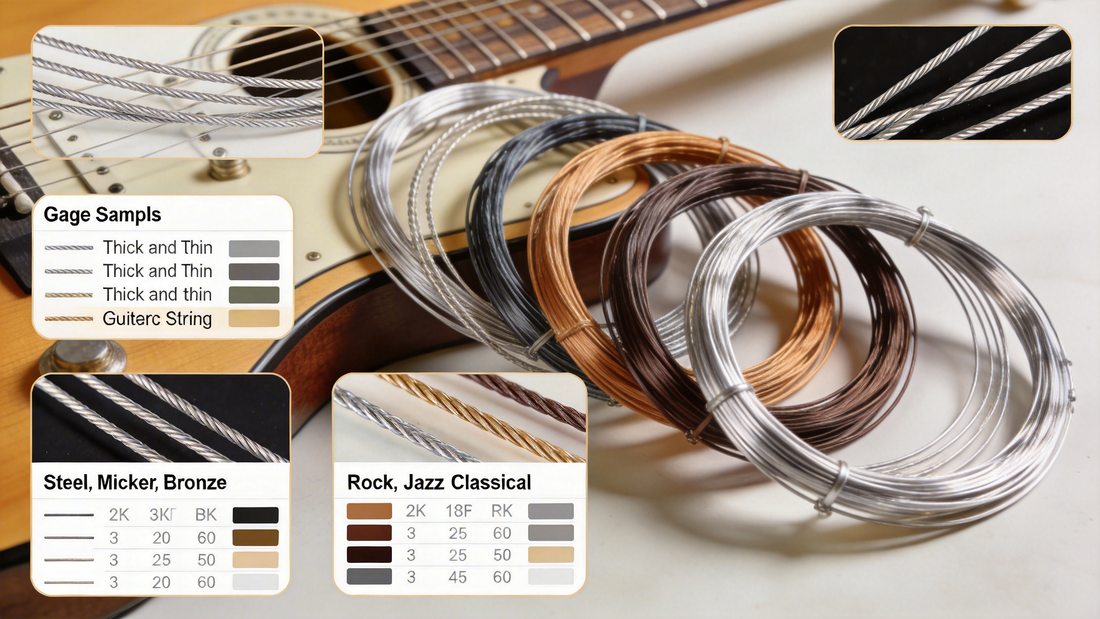 How to Choose the Right Electric Guitar Strings: A Complete Guide to Gauge, Material & Genre Selection