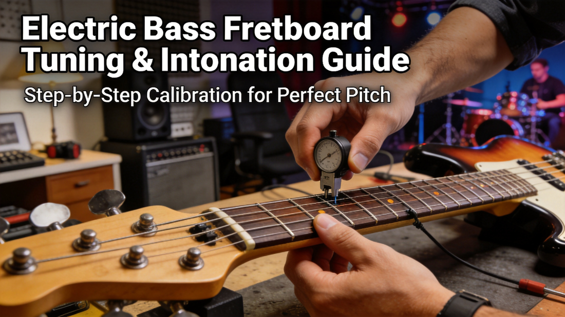 How to Adjust Your Electric Bass’s Intonation to Eliminate Fretboard Pitch Inconsistencies for Live Performances & Home Recordings