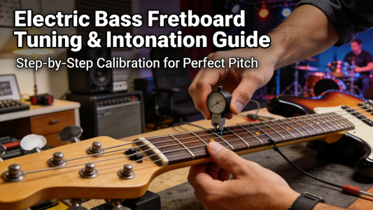 How to Adjust Your Electric Bass’s Intonation to Eliminate Fretboard Pitch Inconsistencies for Live Performances & Home Recordings