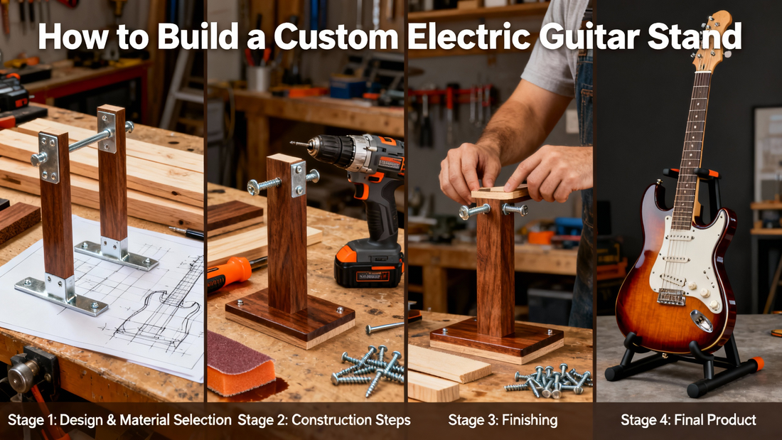 How to Build a Custom Electric Guitar Stand: 4 Step-by-Step Stages for DIY Builders