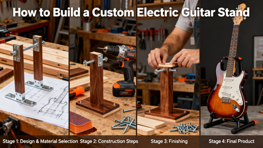How to Build a Custom Electric Guitar Stand: 4 Step-by-Step Stages for DIY Builders