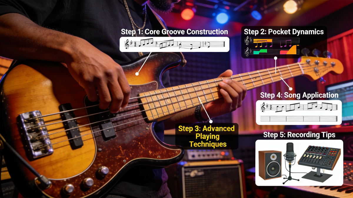 How to Create a Funk Bassline on an Electric Bass: Step-by-Step Guide ...