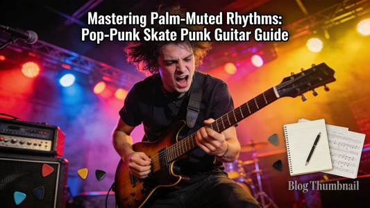 How to Craft Punchy, Articulate Palm-Muted Rhythm Parts on Electric Guitar for Pop-Punk & Skate Punk Tracks