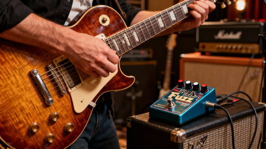 How to Use a Fuzz Pedal to Achieve a Classic Rock Tone on Your Electric Guitar