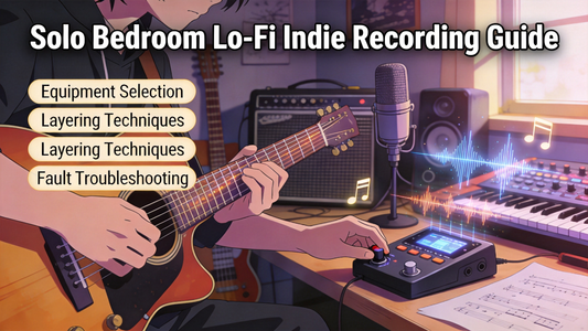 How to Use an Electric Guitar Looper Pedal to Craft Layered Lo-fi Indie Backing Tracks for Solo Bedroom Recording Sessions