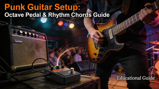 How to Use an Octave Pedal on Electric Guitar for Punk Rhythm Chords: Avoid Bass Clashes in Small Venues