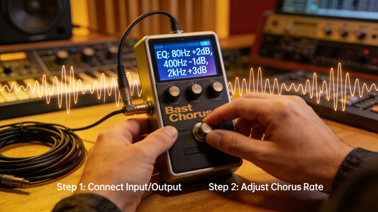 How to Use a Bass Chorus Pedal for R&B Rhythm Lines: Lush, Dimensional Tone Without Cluttering Low-End