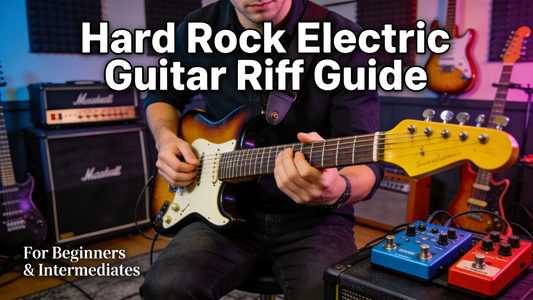 How to Write, Refine & Perform Hard Rock Electric Guitar Riffs: A Step-by-Step Guide for Beginners & Intermediates