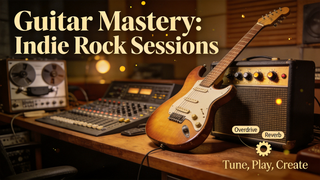 Warm, Gritty Clean Electric Guitar Tones for Indie Rock Rhythm Parts: How to Dial Them In With No Extra Pedals (Just Your Amp’s Overdrive Knob and Reverb)