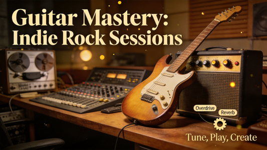 Warm, Gritty Clean Electric Guitar Tones for Indie Rock Rhythm Parts: How to Dial Them In With No Extra Pedals (Just Your Amp’s Overdrive Knob and Reverb)