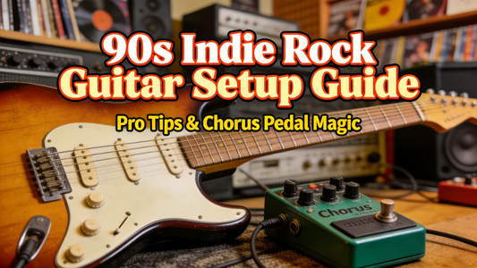 How to Use a Chorus Pedal to Add Lush, Warm Thickness to Your Clean Electric Guitar Rhythm Parts for 90s Indie Rock Tracks