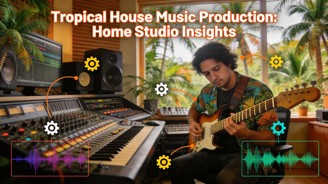 How to Create an Authentic Tropical House Electric Guitar Sound for Producers & Home Musicians