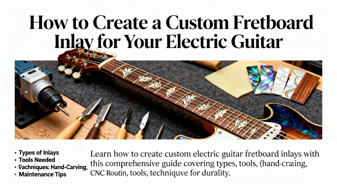 How to Create a Custom Fretboard Inlay for Your Electric Guitar