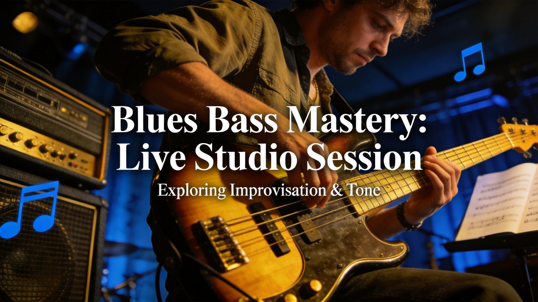 How to Improvise Bluesy Electric Bass Lines: A Guide to Blues Bass Improvisation, Walking Bass Patterns & Turnaround Licks