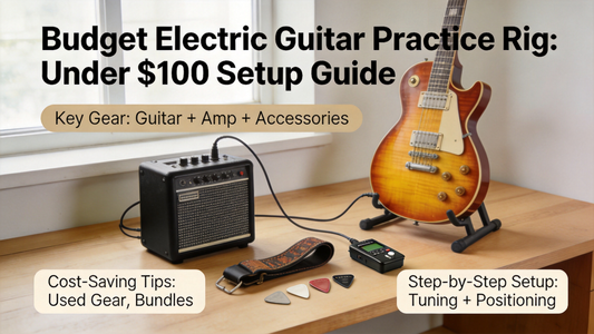 How to Build a Compact, Beginner-Friendly Electric Guitar Practice Rig Under $100
