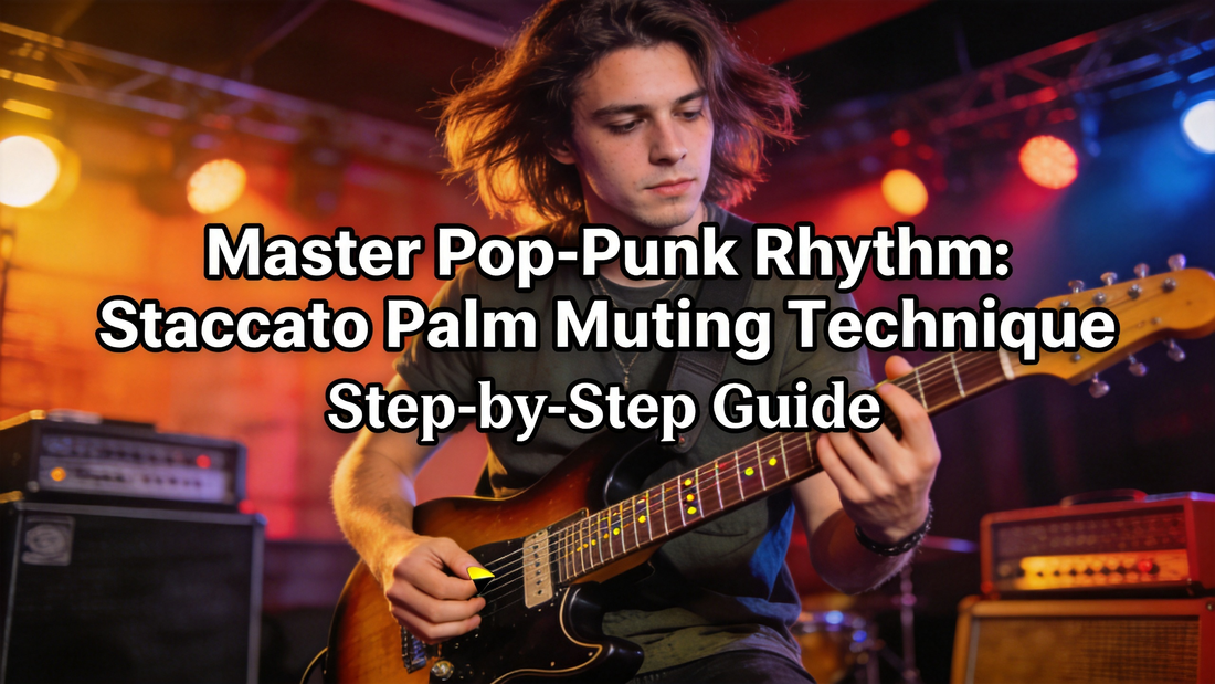 How to Master Palm Muting Techniques for Pop-Punk Electric Guitar Rhythm Staccato Without Losing Chord Warmth