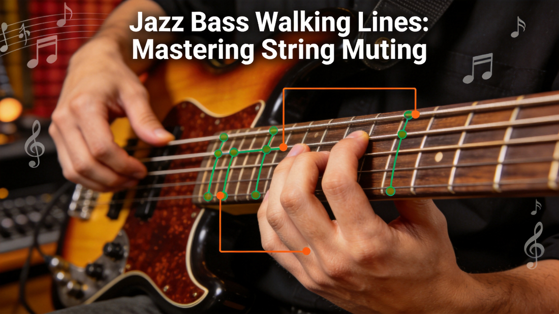 Eliminate Unwanted Open String Resonance: The Ultimate Guide to Clean String Muting on Electric Bass for Fast Walking Jazz Bass Lines
