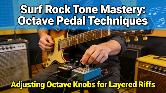 How to Add Thick, Layered Depth to Surf Rock Lead Riffs With an Octave Pedal (Without Muddying Your Bright, Crisp Core Tone)
