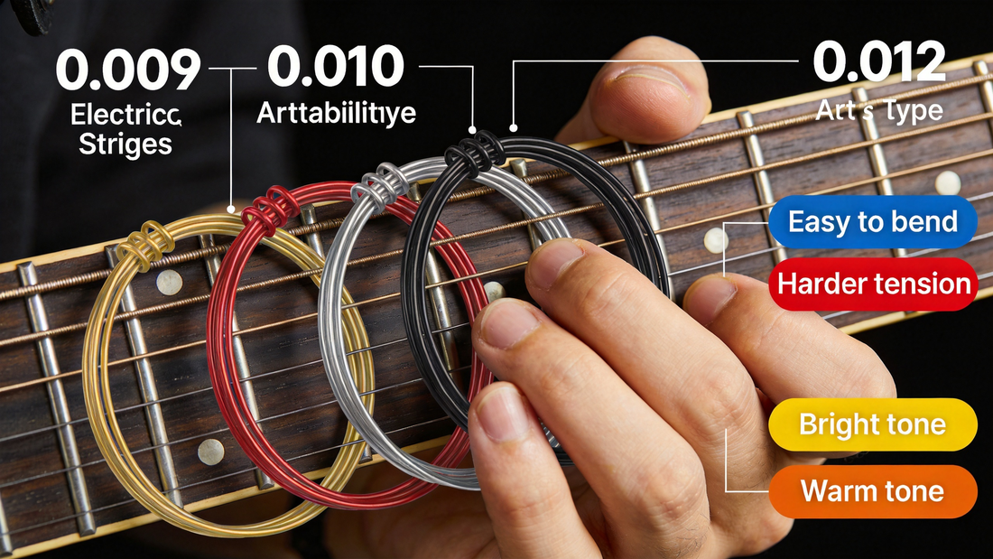 How to Pick the Perfect Electric Guitar String Gauge: Balance Playability, Tone, and Comfort for Rhythm Strumming & Lead Soloing