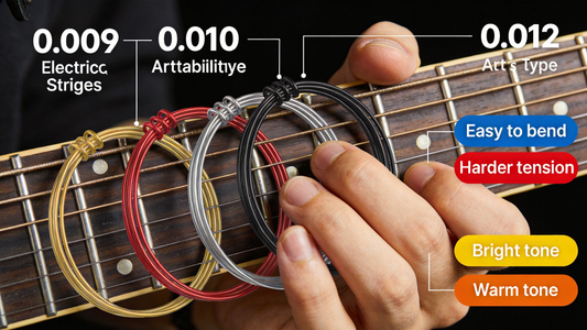 How to Pick the Perfect Electric Guitar String Gauge: Balance Playability, Tone, and Comfort for Rhythm Strumming & Lead Soloing