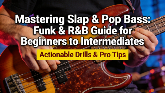 Mastering Slap & Pop Bass Techniques: Crisp, Percussive Funk & R&B Lines for Beginner to Intermediate Bass Players