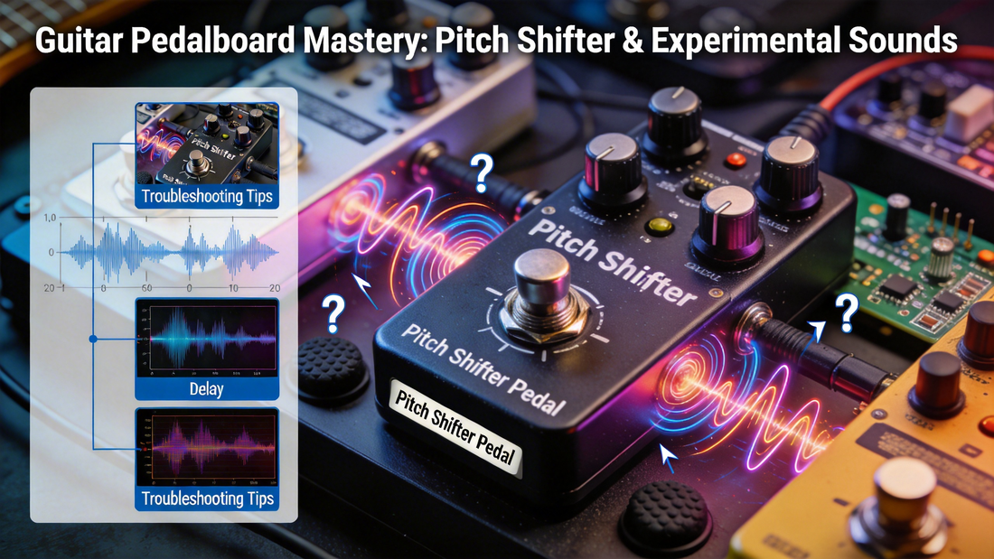 How to Use a Pitch Shifter Pedal for Experimental Electric Guitar Sounds