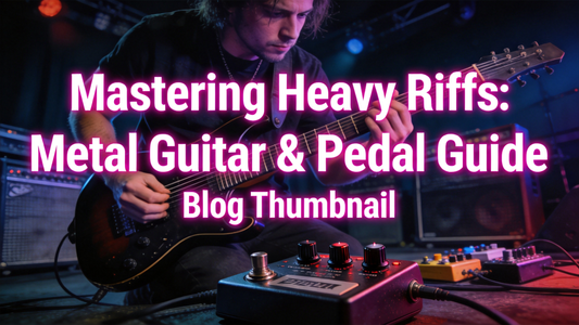 How to Use a Distortion Pedal for Heavy Electric Guitar Riffs