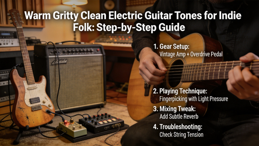 How to Craft Warm, Gritty Clean Electric Guitar Tones for Indie Folk Recording: Retain Natural String Resonance & Avoid Thin, Sterile Sound