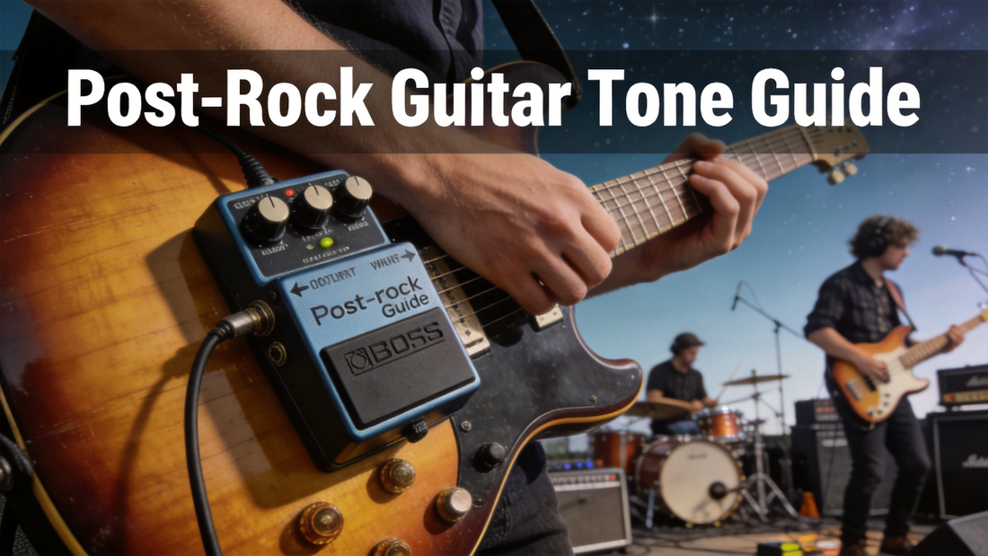 How to Use a Reverb Pedal on Electric Guitar to Craft Clear, Spacey Post-Rock Lead Tones That Retain Note Definition in Dense Band Mixes