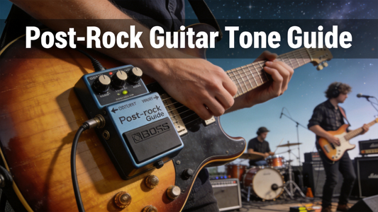 How to Use a Reverb Pedal on Electric Guitar to Craft Clear, Spacey Post-Rock Lead Tones That Retain Note Definition in Dense Band Mixes