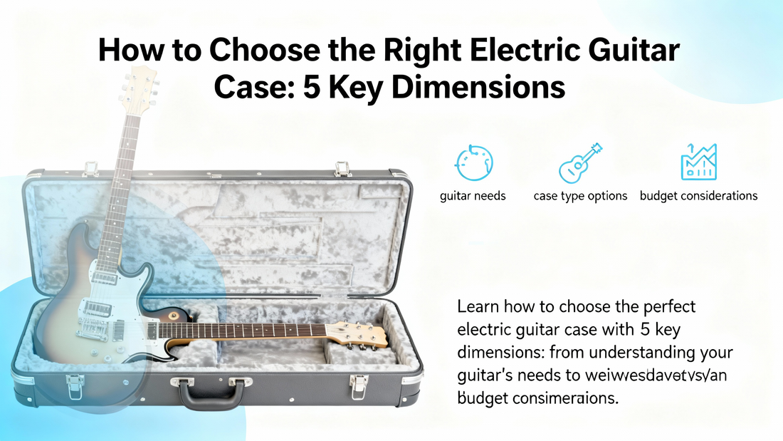 How to Choose the Right Electric Guitar Case: 5 Key Dimensions