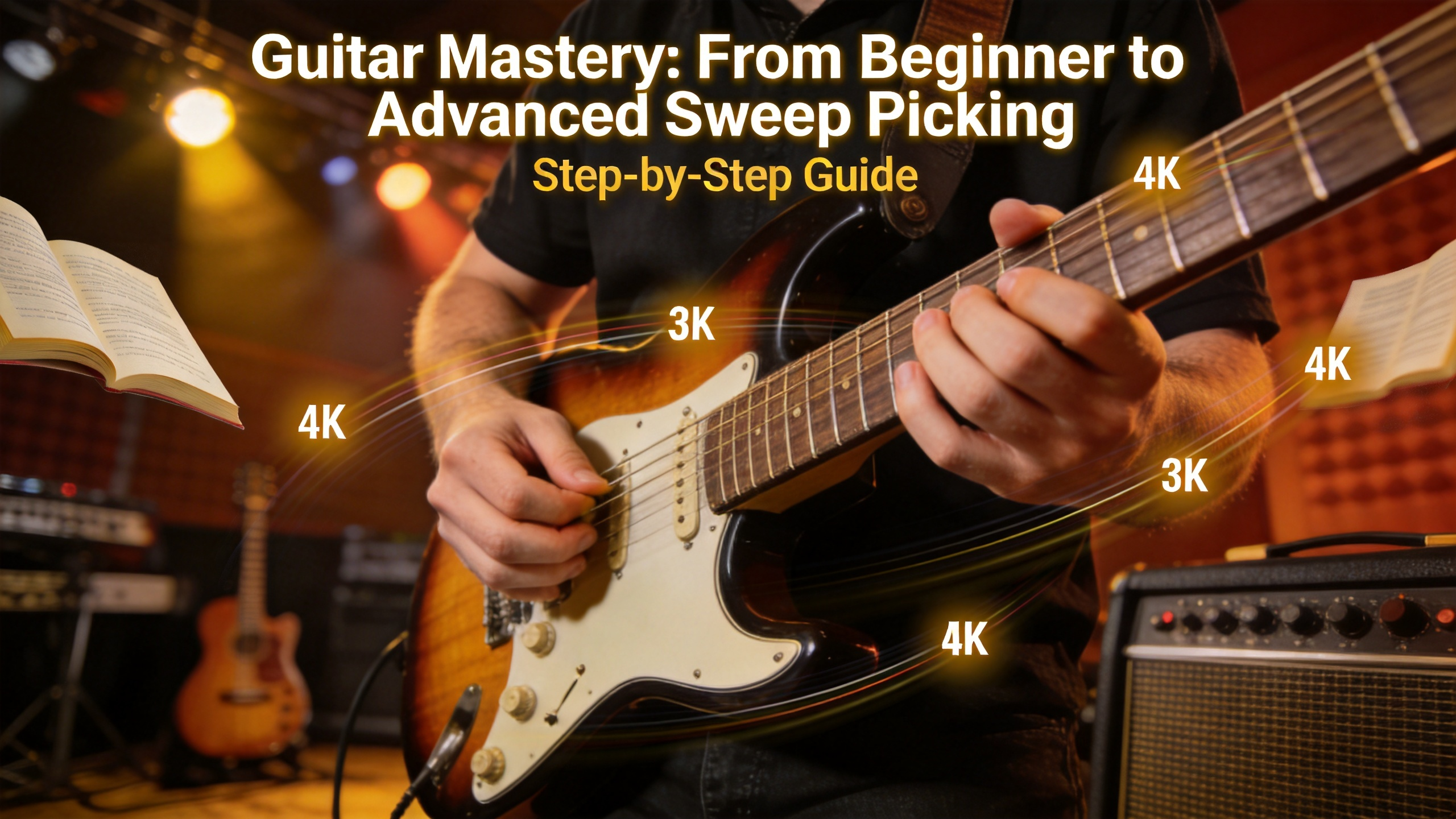 How to Master Sweep Picking on Electric Guitar: The Ultimate Beginner ...