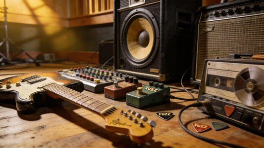 How to Use a Fuzz Pedal for Gritty Vintage-Inspired Garage Rock Lead Tones Without Losing Low-End Punch
