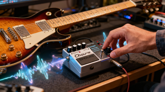 How to Use a Chorus Pedal to Add Shimmer to Your Electric Guitar Sound