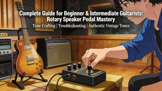 How to Use a Rotary Speaker Pedal for Authentic Vintage Electric Guitar Tones
