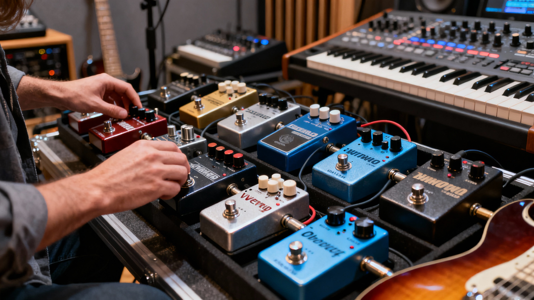 How to Create Ambient Soundscapes with an Electric Guitar Using Basic Pedals