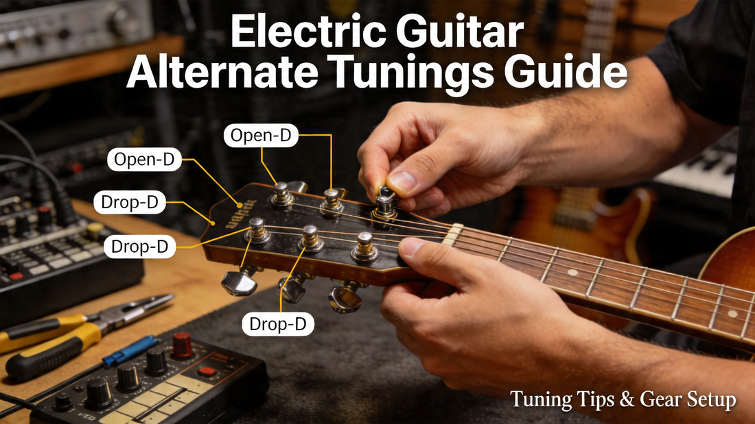How to Experiment with Alternate Tunings on Electric Guitar: Gear, Systems & Creative Applications