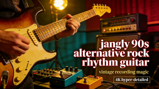 How to Get Lush, Shimmery Jangly 90s Alternative Rock Rhythm Guitar Tone With a Chorus Pedal