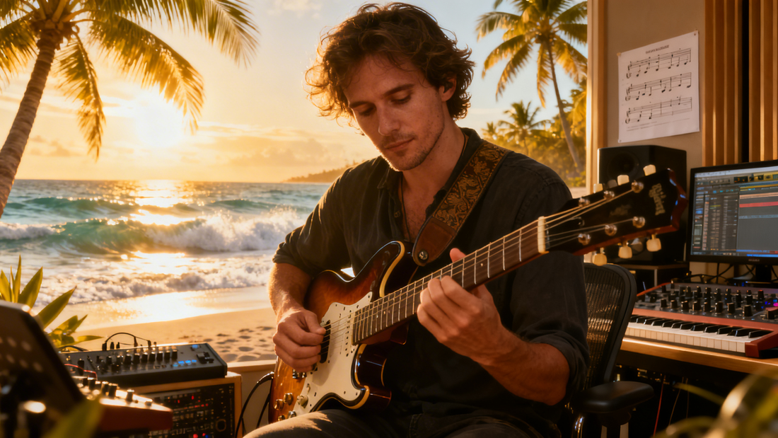 How to Create a Tropical House Guitar Melody on an Electric Guitar