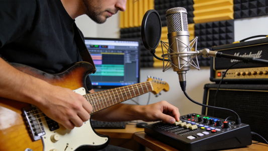 How to Record High-Quality Electric Guitar Audio at Home: Complete Guide