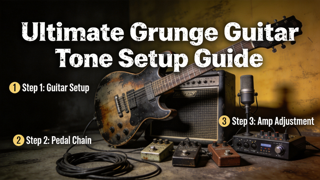 How to Nail Authentic Grunge Guitar Tone on Electric Guitar