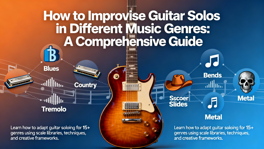 How to Improvise Guitar Solos in Different Music Genres: A Comprehensive Guide