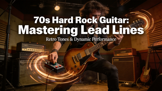 How to Use a Phaser Pedal on Electric Guitar for 70s Hard Rock Lead Lines (Rehearsal Space Friendly)