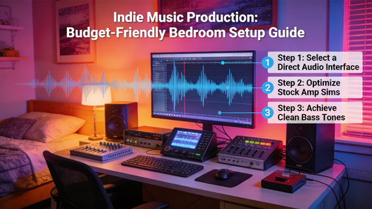 How to Craft Warm, Punchy Clean Bass Tones for Indie Bedroom Recordings Using Only a Direct Interface and Stock Amp Sims