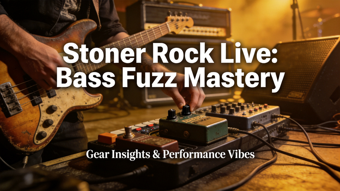 How to Use a Bass Fuzz Pedal for Stoner Rock: Keep Low-End Drive While Adding Gritty Texture for Live Mixes