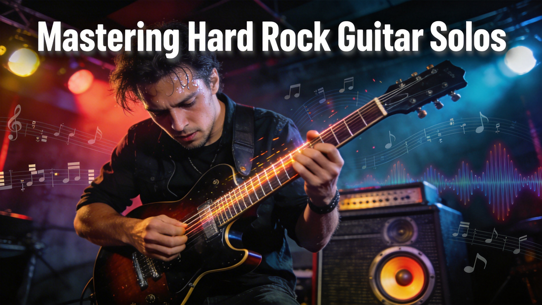 How to Create a Hard Rock Guitar Solo on an Electric Guitar