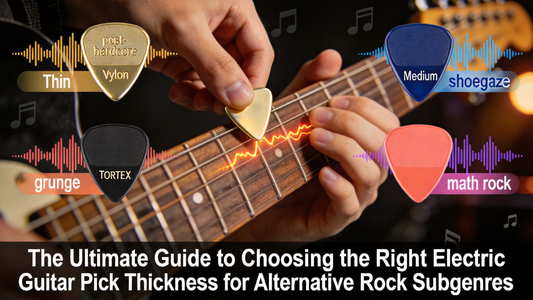 The Ultimate Guide to Choosing the Right Electric Guitar Pick Thickness for Alternative Rock Subgenres: Balance Control & Tonal Expression for Rhythm + Lead Playing